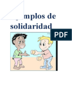Ejemplos de Solidaridad