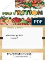 Lesson 1A 22-23 Food Nutrients and Food Labels