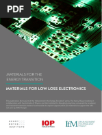 M4ET Low Loss Electronics Roadmap