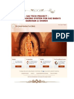 "Sai Tech Project": Online Booking System For Baba's Darshan at Shirdi