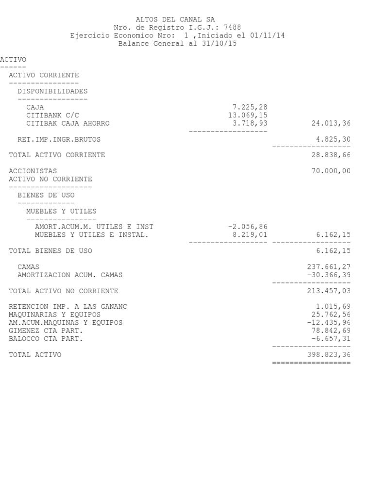Informe 2015 PDF Amortización (Negocio) Contabilidad