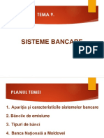 Tema 9. Sisteme Bancare