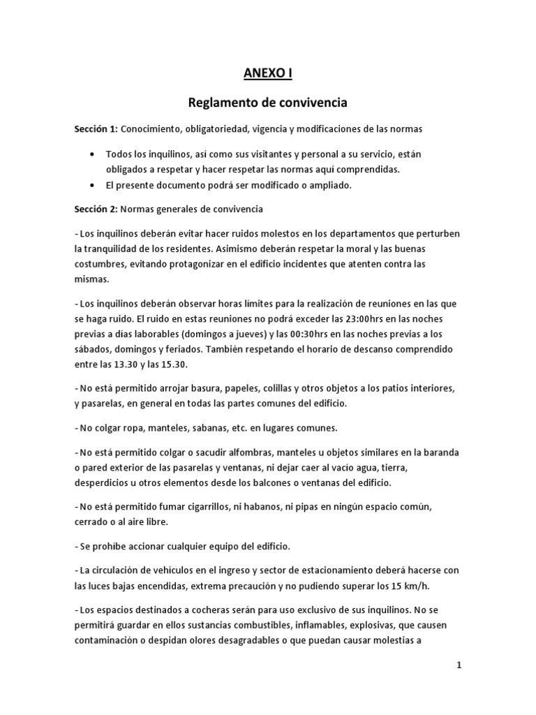 Reglamento 1 | PDF
