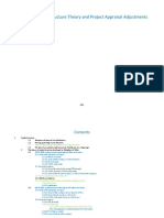 Capital Structure Theory and Project Appraisal Adjustments - Tagged