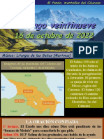 Domingo Veintinueve: 16 de Octubre de 2022