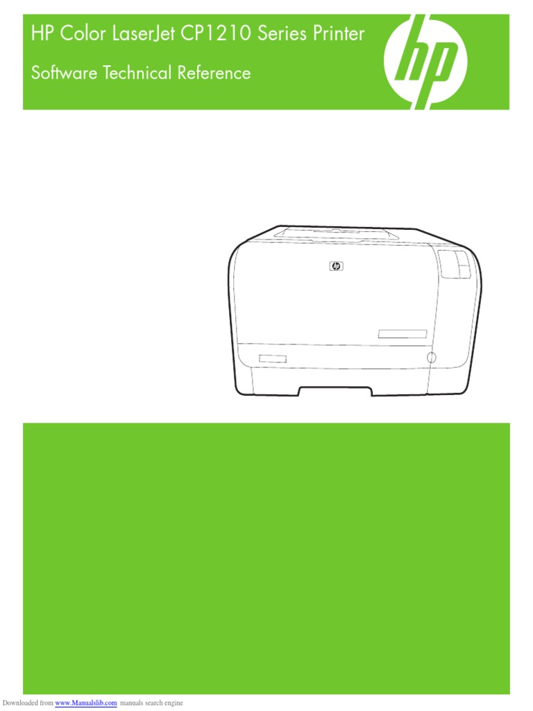 cp1215 Color Laserjet Laser Printer | PDF | Microsoft Windows ...