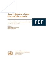 Global Registry and Database On Craniofacial Anomalies