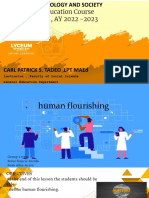 HUMAN FLOURISHING IN SCIENCE AND TECHNOLOGY