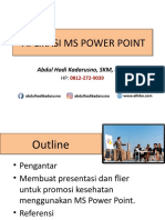 Sesi 3 - Membuat Presentasi Dan Flier Untuk Promkes Menggunakan MS Power Point - SIK-Kebidanan