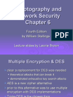 Cryptography and Network Security Chapter 6 Multiple Encryption and DES Modes