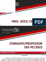 INSSCorreode Prova 2022 Professor PEBDFProvas Cebra