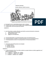 Simulado 6º ano 3 bim ADAPTADO