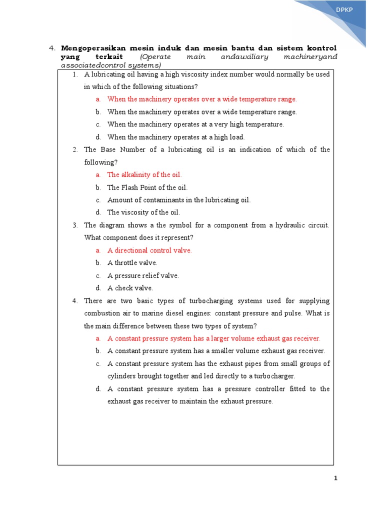 Marine Machinery Operation Guide | PDF | Internal Combustion Engine ...