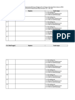 Absensi pertemuan mingguan