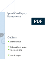 Spinal Cord Injury Management