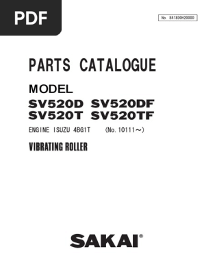 Parts Catalogue: Model | PDF