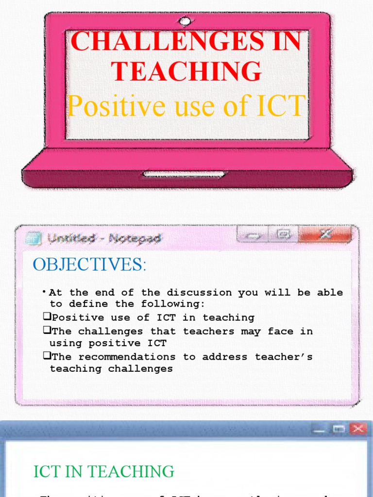 Positive Use Of Ict