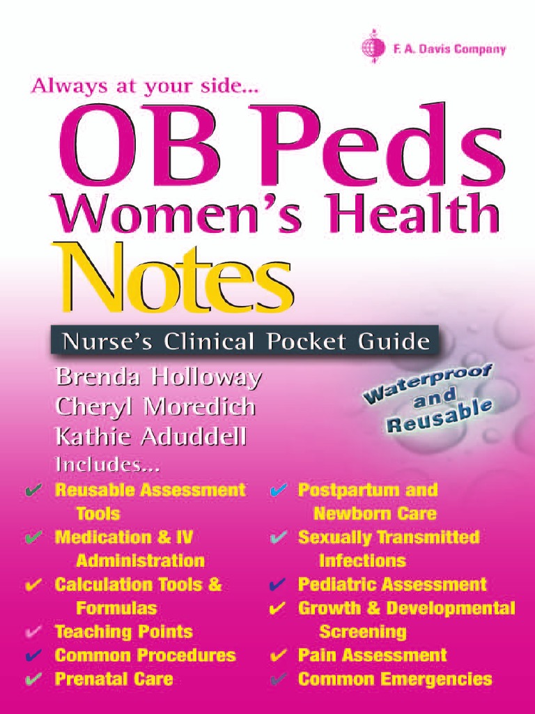 OB Peds Women S Health Nurse S Clinical Pocket Guide Series PDF PDF