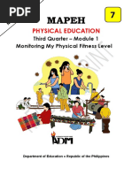 PE7 - Q3 - M1 - Monitoring My Physical Fitnesslevel - v5