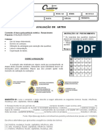 Matriz para A Avaliação Escrita - Etapa 1 Ciclo III