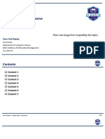 Seminar PPT - Sample Format
