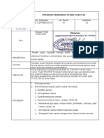 Spo Prosedur Penerimaan Pasien (Check In) REV