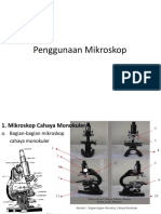 Penggunaan Mikroskop