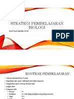 Strategi Pembelajaran Biologi