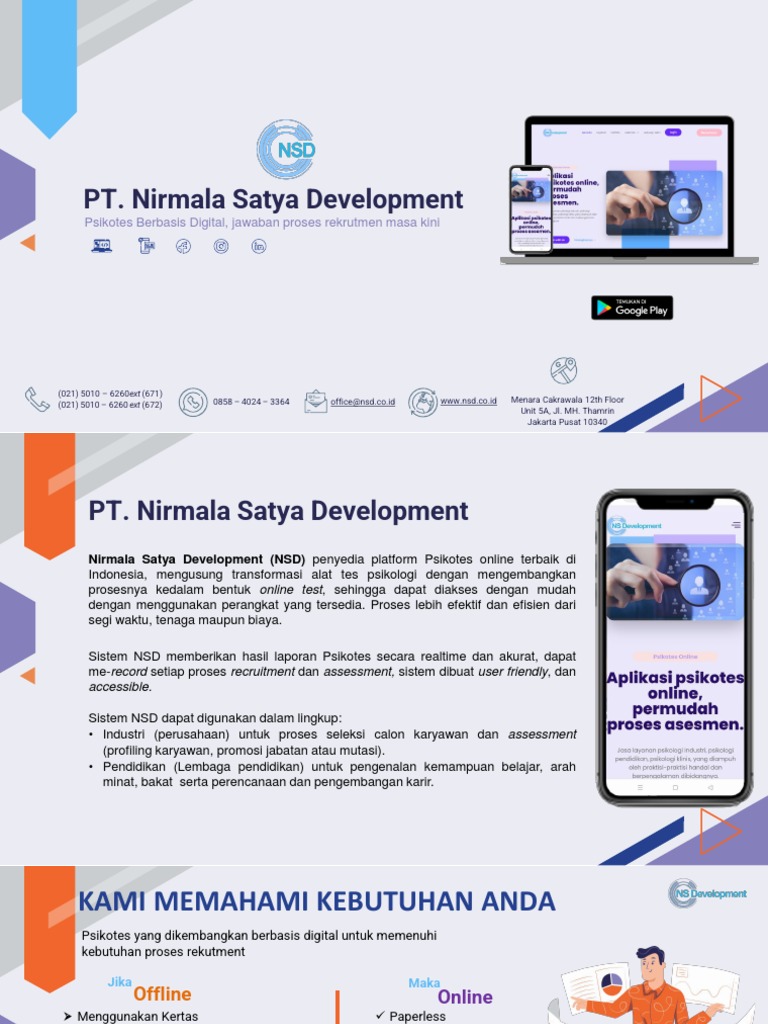 Psikotes Online oleh Nirmala Satya Development | PDF
