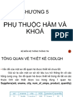 CSDL - Chuong 5 - Phu Thuoc Ham Va Khoa
