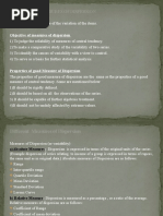 Measure of Dispersion