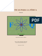 Matematicas para FIS2BACH