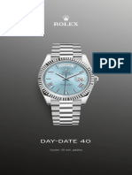 Day-Date 40: Oyster, 40 MM, Platina