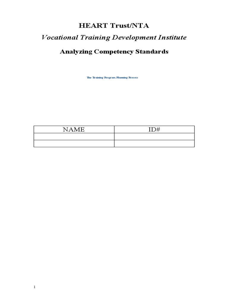 Cluster 1 Coursework Theory TNA Template Adjusted PDF Needs
