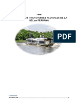 Mapas de Los Transportes Fluviales de La Selva Peruana