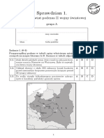 Klasa 8 Sprawdzian 1 A Test PDF