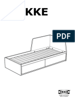 Flekke Estructura Divan Con 2 Cajones Blanco