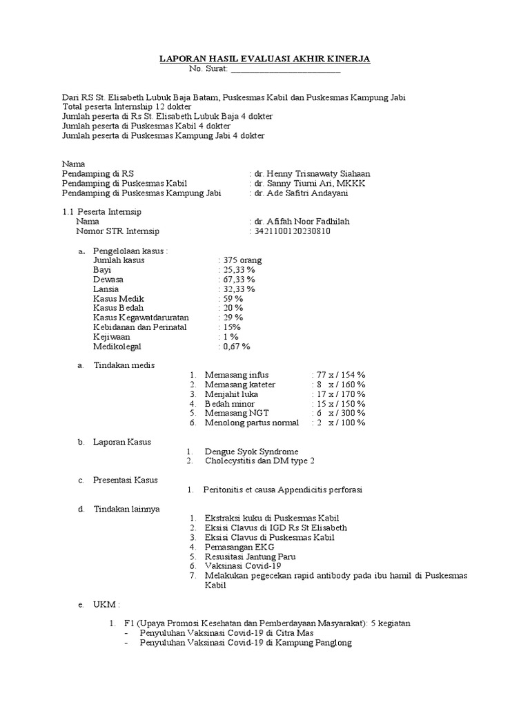 Laporan Hasil Iship Final | PDF