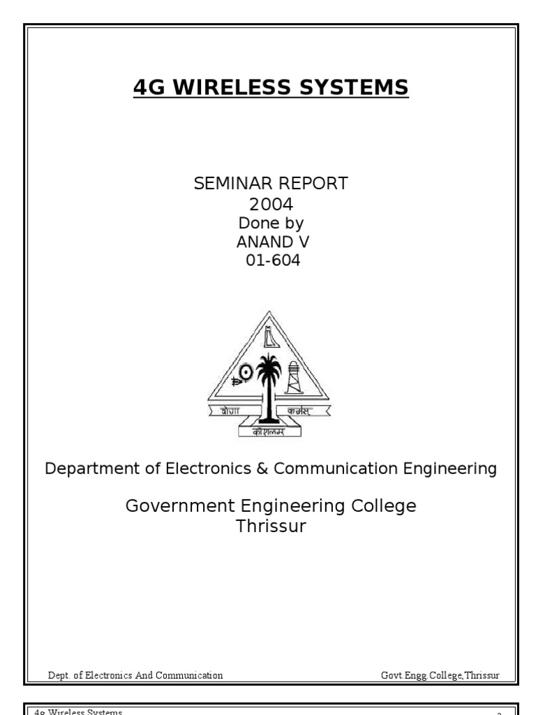 4G Wireless Systems Overview and Features | PDF | Orthogonal Frequency ...