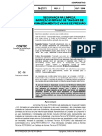 N-2111 SEGURANÇA LIMPEZA INSPEÇÃO REPARO TQ & VP