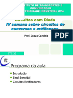 Circuitos com Diodo: Retificação e Conversão de Tensão CA em CC