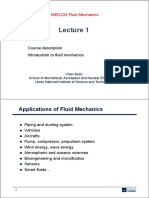 Fluid Mechanics Course Introduction