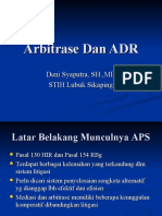 Arbitrase Dan ADR 1