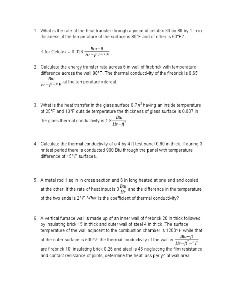 PLANE WALLS - Plate | Download Free PDF | Heat Transfer | Thermal ...
