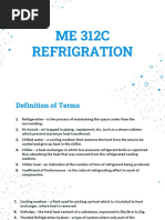 Definition of Terms - Refrigeration