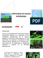 Fertilidad de suelos: Nitrógeno, ciclo y factores que afectan la nitrificación