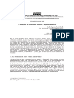 La Intimidad de Dios Como Trinidad y La Práctica de La Fe