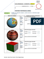 S7 Ficha Aprendizaje Textura y Materiales 4to Grado