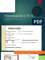 MENSTRUACION Y SUA Presentación1