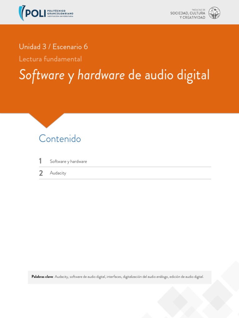 Audacity: Guía de Software y Hardware de Audio | PDF | Informática